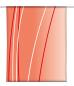 Preview: Linea red dark links, Scheibenhänger eckig